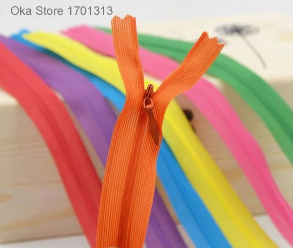 2 шт. высокого качества 3 #40 см Невидимый Застёжки молнии ремонтные комплекты для