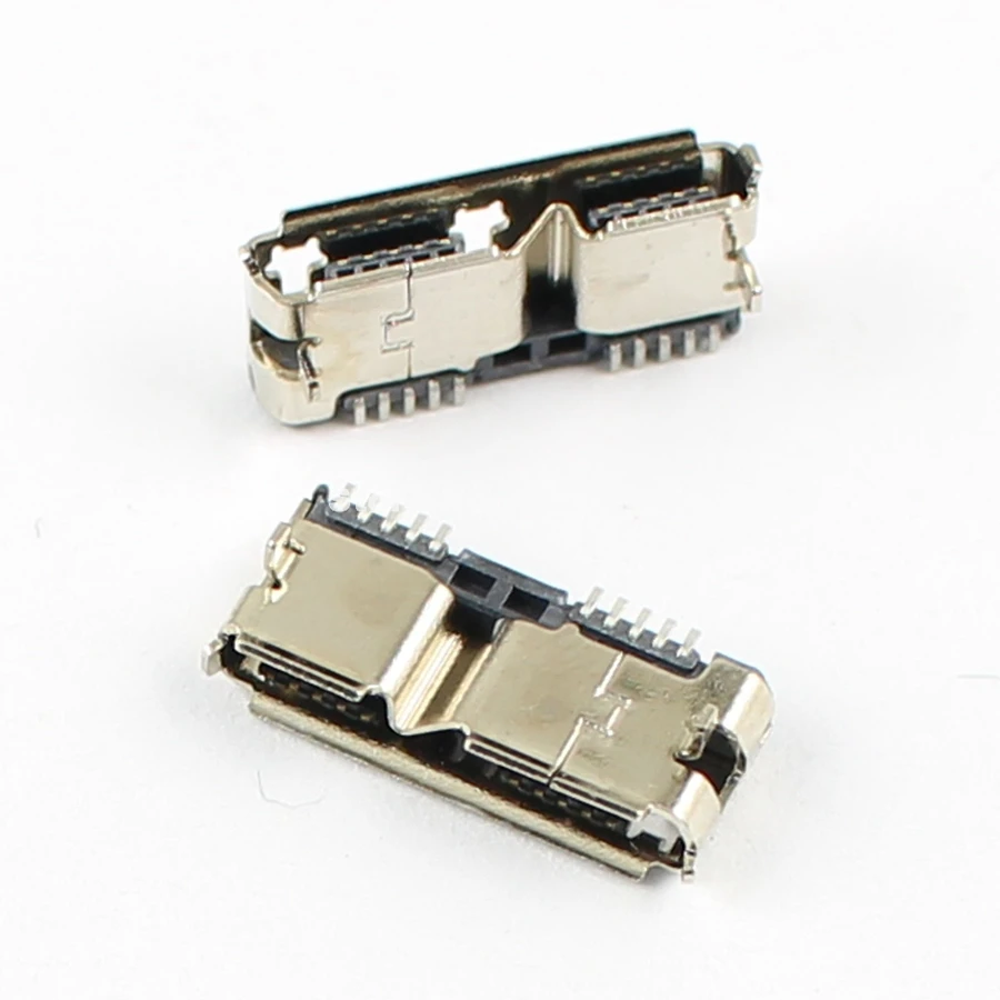 100 шт. Новый высокое качество микро USB 3 0 Женский 10 булавки SMT SMD Разъем гнездо