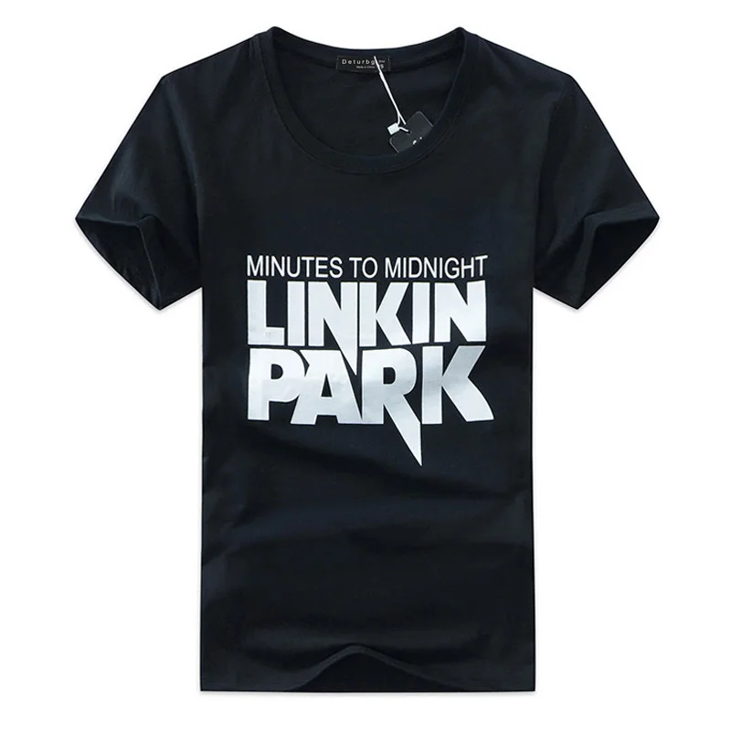 Мужская модная футболка с принтом Linkin park повседневные хлопковые Забавные топы в