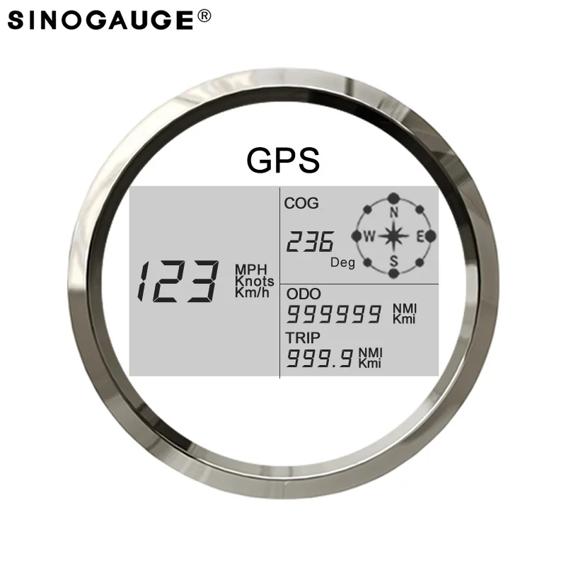 2018 Новый дизайн! Цифровой GPS спидометр 85 мм|Инструменты| |
