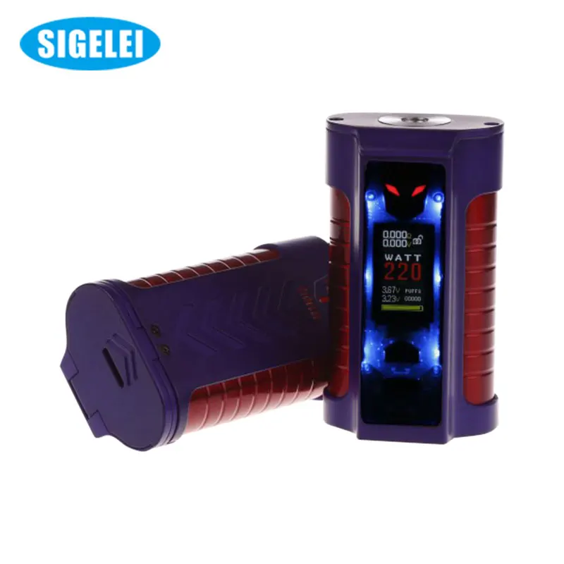 10 шт./лот elektronik пикантная закуска sigara Оригинал sigelei mt TC 220 Вт поле mod 510 Нитки без 18650