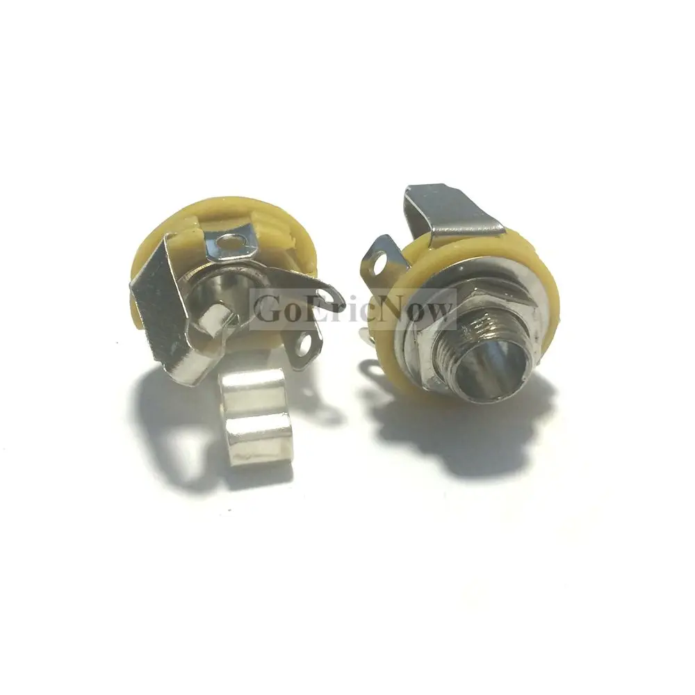 50 Pcs 6.35mm / 6.5mm 3 Pole stereo Plug jack Audio Female Connector 6.35 Welding Type Microphone Panel Socket | Обустройство дома