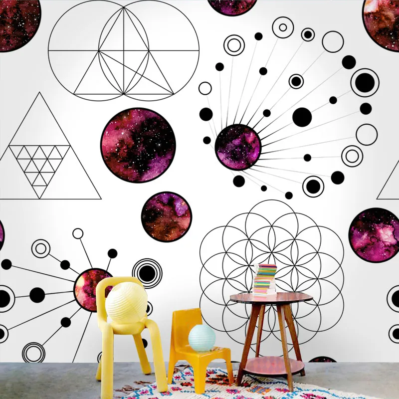 Будущее воображение звездное небо внешнее пространство для постельных