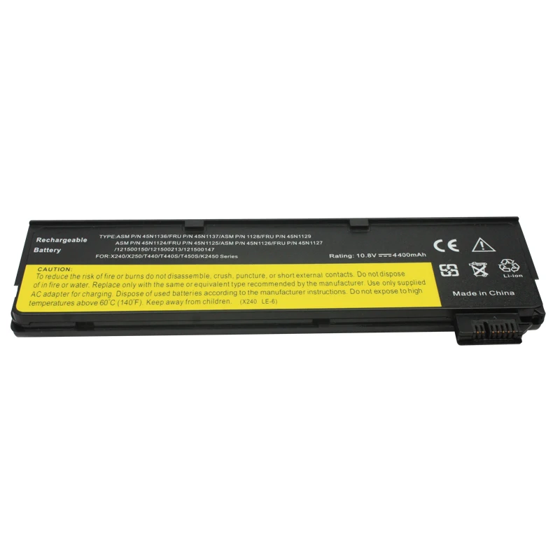 Аккумулятор для LENOVO ThinkPad X240 T440 T440S T450S X250 K2450 6cell 45N1124 45N1125 45N1133 45N1134 | Компьютеры и