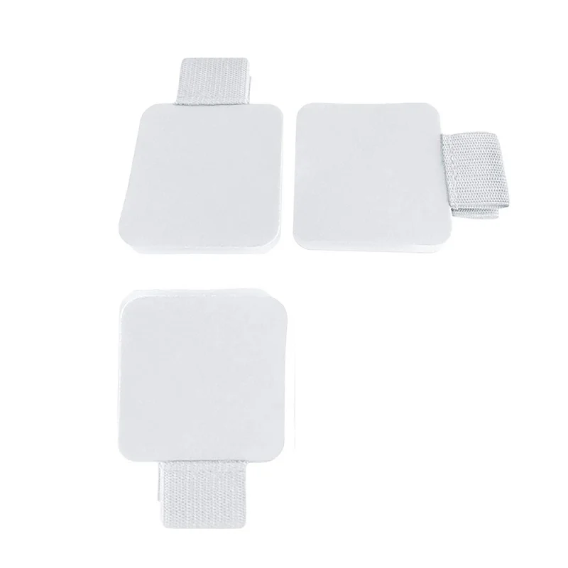 White XRHYY, 3 шт., самоклеющиеся кожаные держатели для ручек, зажимы с эластичной петлей для планировщиков, школьников, больниц, ноутбуков - Цвет: White