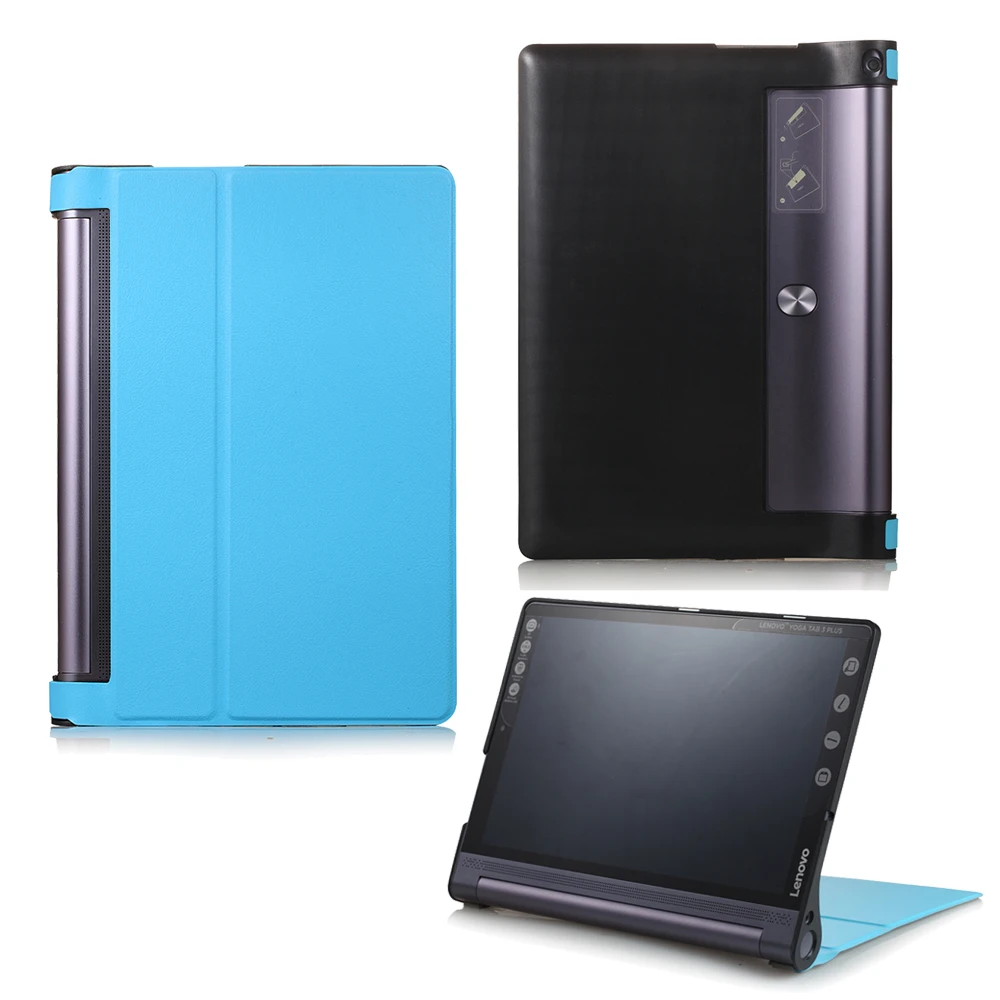 Ультратонкий кожаный чехол подставка для планшета Обложка Lenovo Yoga Tab 3 Plus 10 1 YT X703/Tab