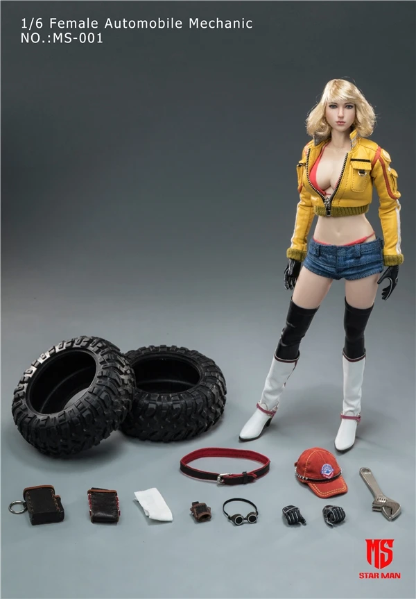 Estartek 1/6 SEAR MAN MS-001 Сексуальная Final Fantasy женский автомобиль ремонтник Сидни Коллекция фигурка для фанатов подарок на праздник
