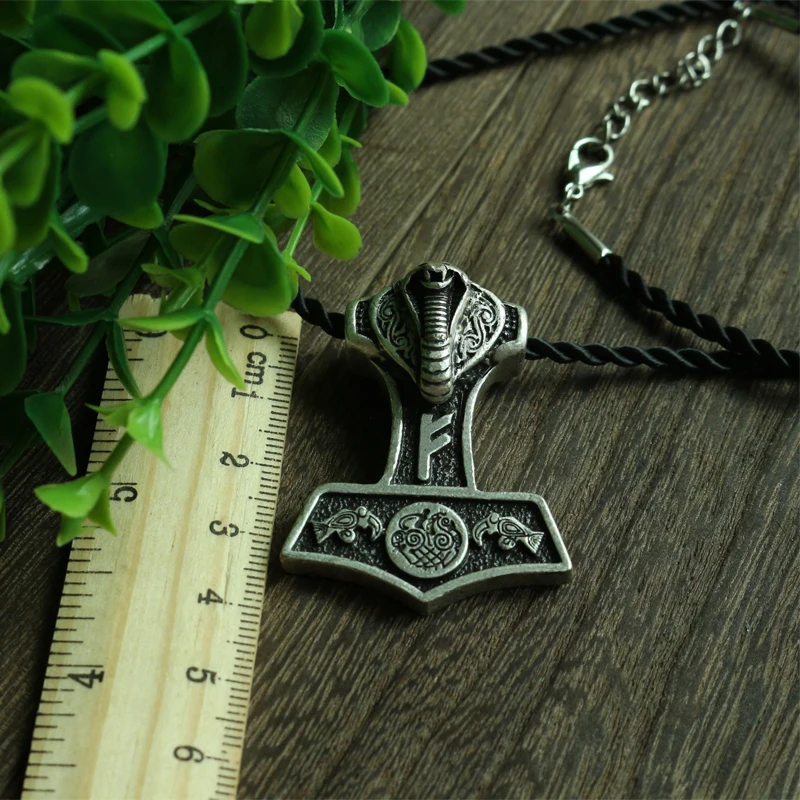 10 шт. скандинавские Подвески Jormungandr змея Тора молот викинги Норвегия Ворон и