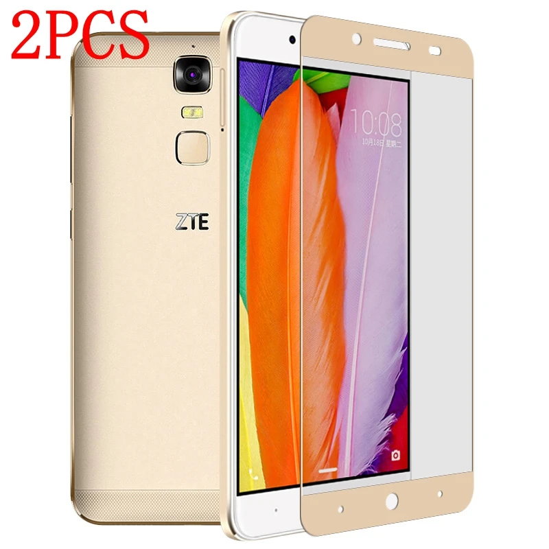 Закаленное стекло с полным покрытием для ZTE Blade A610 Plus Защитная пленка экрана 2 шт. |