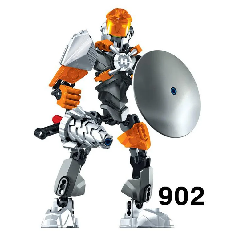 Мстители Bionicle Hero Factory 5 Star Rocka Bulk Breez робот строительный блок кирпичные игрушки для