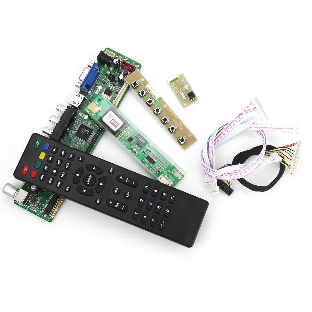 Плата драйверов T. VST59.03 LCD/LED для ноутбука L141X1 (TV + HDMI VGA CVBS USB) LVDS повторного