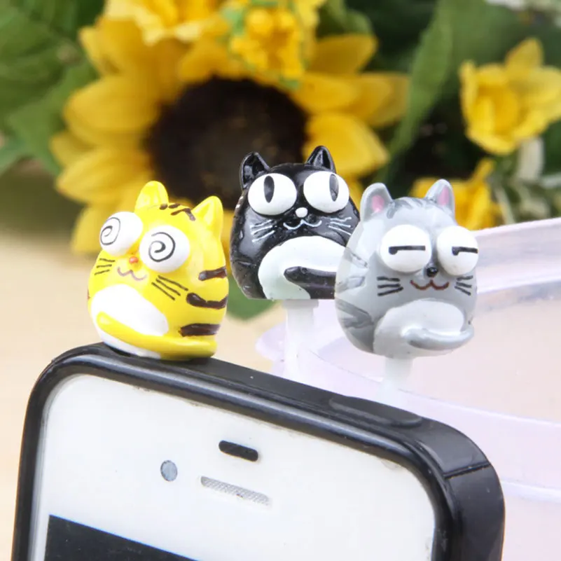 Случайный 3 цвета 2 5 см торчащие глаза кривая шея Meow Star мм универсальный мобильный