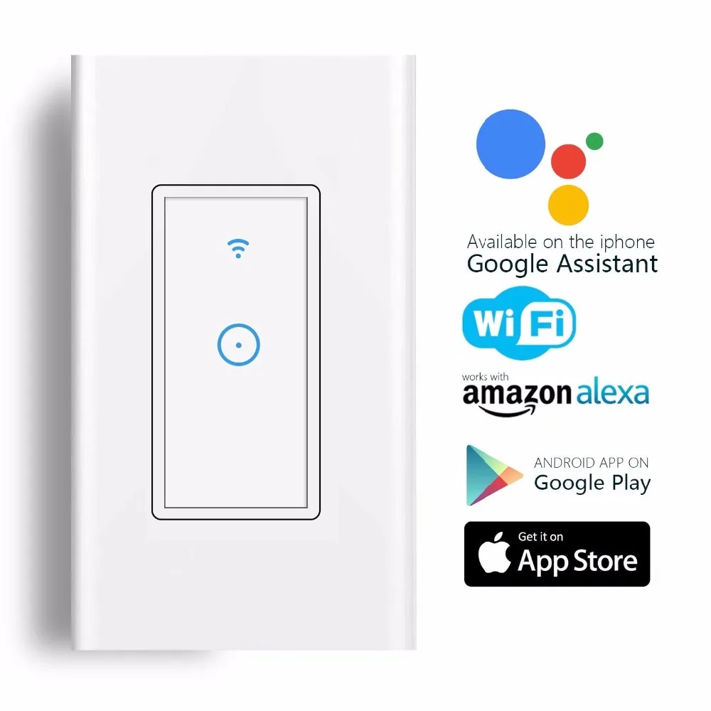 Умный светильник Hyleton переключатель Wi Fi настенный беспроводной совместимый с Amazon