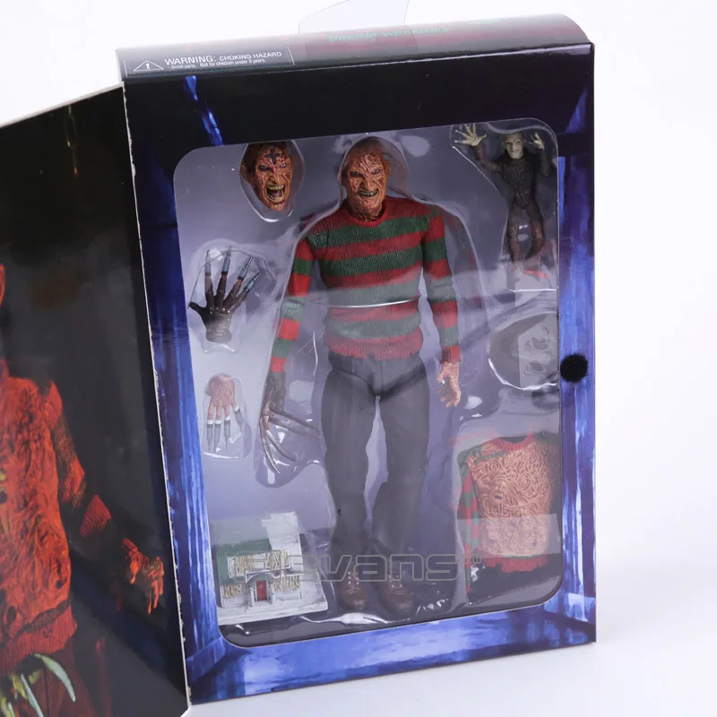 NECA A "Кошмар на улице Вязов" 3 воины мечты Фредди Крюгер ПВХ фигурка Коллекционная модель игрушки 7 дюймов 18 см