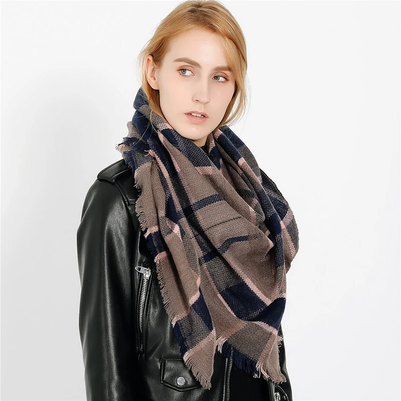 Мода г. плед кашемировый шарф для новинки женщин лоскутное хлопок Traingle шарфы зима весна средства ухода за кожей Шеи Кольцо обёрточная