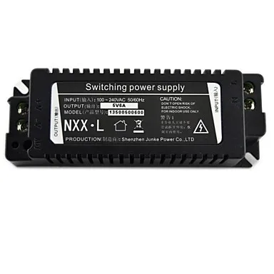 Импульсный источник питания для светодиодной ленты адаптер 5 в 6 А 30 Вт