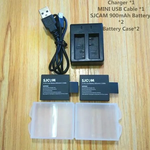 SJCAM аккумулятор Sj4000 1350/1050 мАч чехол Зарядное устройство для SJCAM Sj5000 M10 C30R H9R H6S theye T5 E7 аксессуары для экшн-камеры