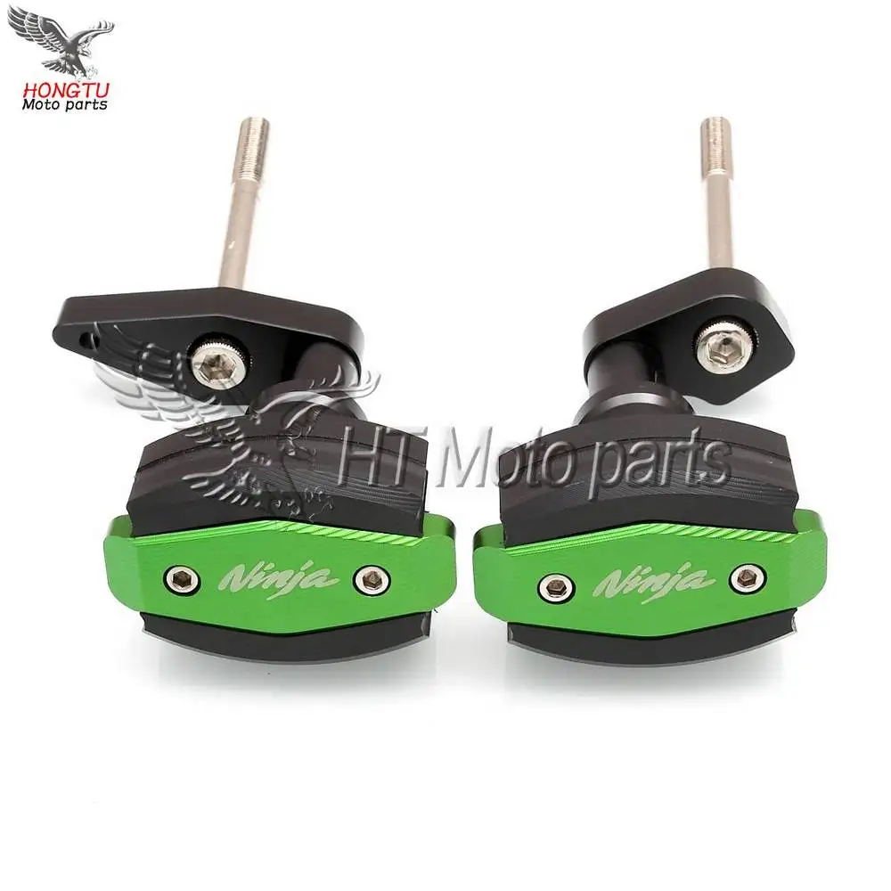 Motorcycle CNC Frame Sliders Falling Protection Anti Crash Pad Sides For Kawasaki Ninja 650R ER6N ER-6N ER6F ER-6F 2012-2016 | Автомобили