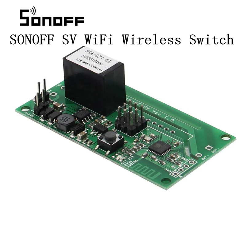 SV WiFi Switch SONOFF умный дом комплект беспроводной Wi-Fi Температура Влажность 4CH умный переключатель человеческого тела датчик движения пульт дистанционного управления Замена - Цвет: SV WiFi Switch