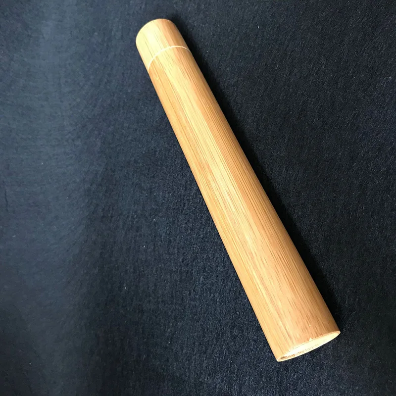 Bamboo Tube For Toothbrush Travel Case Portable | Дом и сад