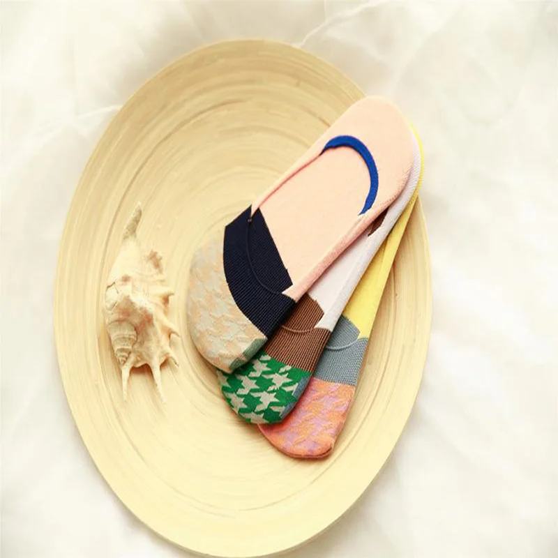 [WPLOIKJD] весенне летние новые женские персонализированные носки милые невидимые с