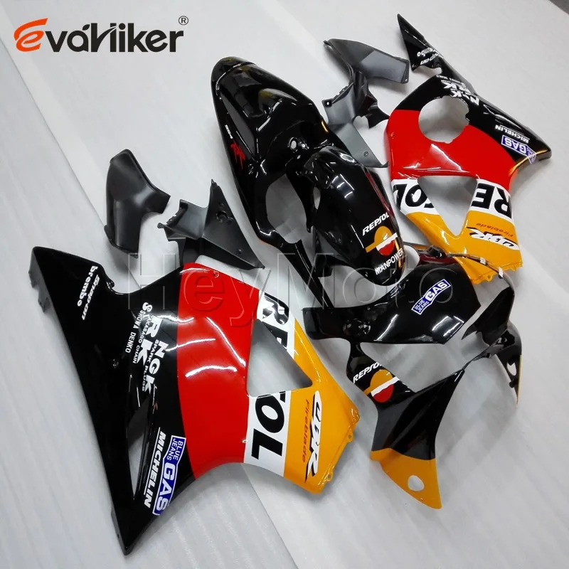 Мотоциклетный хомут для CBR954RR 2002 2003 черный CBR954 RR 02 03 ABS Пластиковый обтекатель