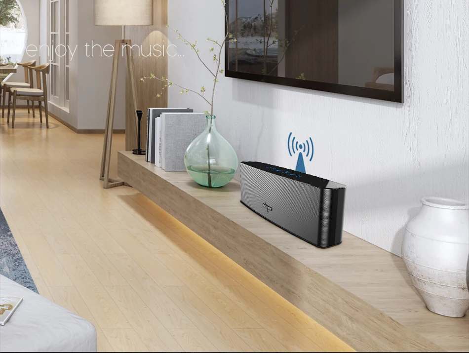 ZEALOT S12 3D объемный бас стерео Bluetooth беспроводной динамик Колонка сенсорное управление 12 Вт Поддержка TF карты AUX Play