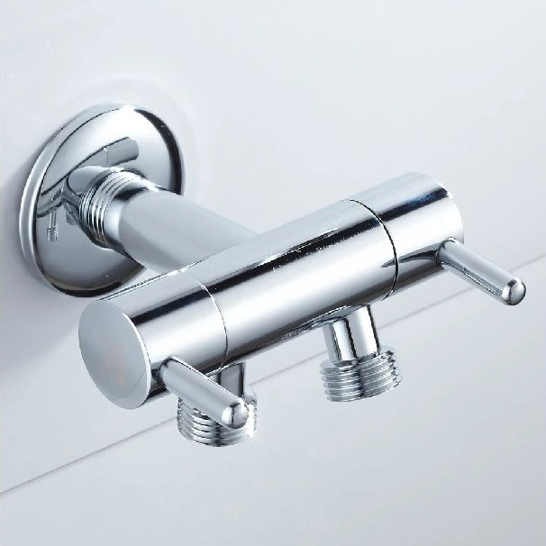 Сменные детали для смесителя хромированный латунный треугольный запорный