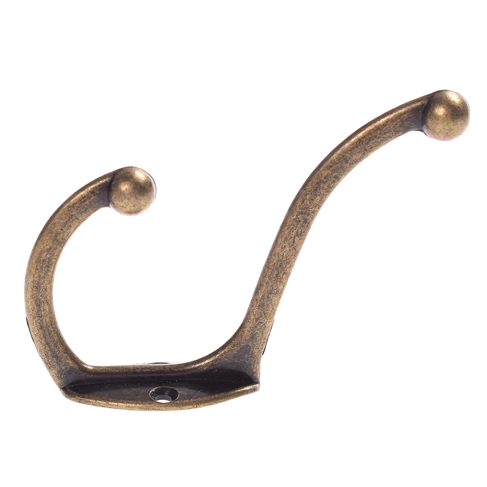 

1Pc Vintage Bronze Wall Hook Coat Bag Hat Hanging Hanger Hooks Towel Hooks Antique Zinc Alloy Bathroom Hanger Hooks