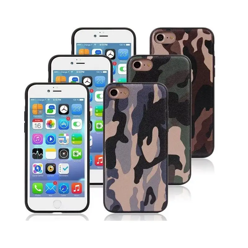Супер крутой модный Камуфляжный силиконовый чехол из ТПУ для iPhone 7 Plus|case for ipone|tpu