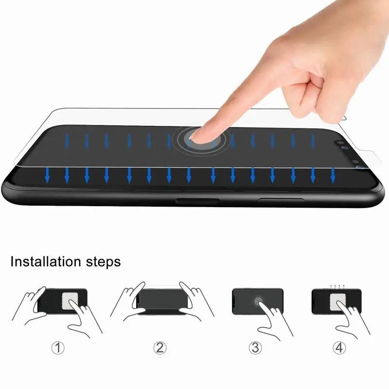 Ascromy для iPhone X защитная пленка экрана закаленное стекло 10 8 7 6 6s Plus 5 5S se 5c 4 4S Verre Trempe |
