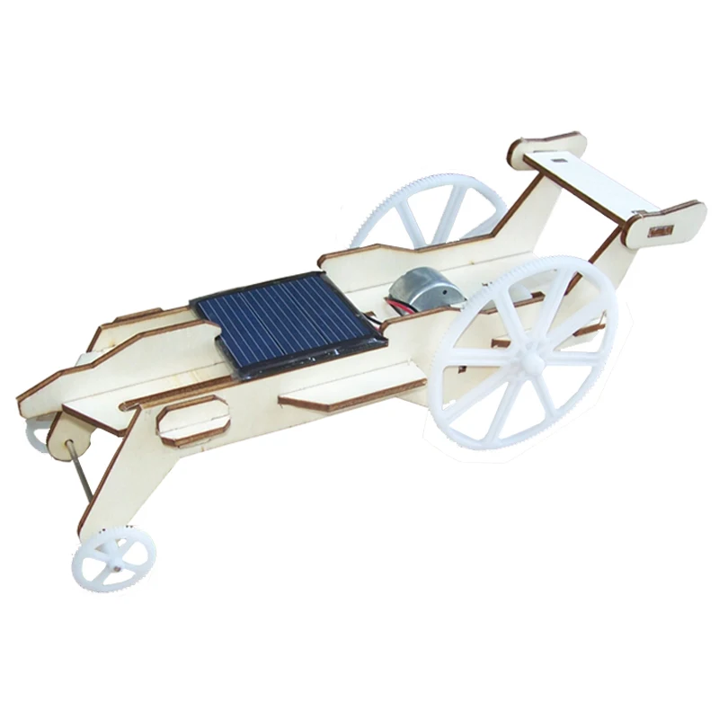 DIY солнечный гоночный мини автомобиль на солнечных батареях для детей забавный