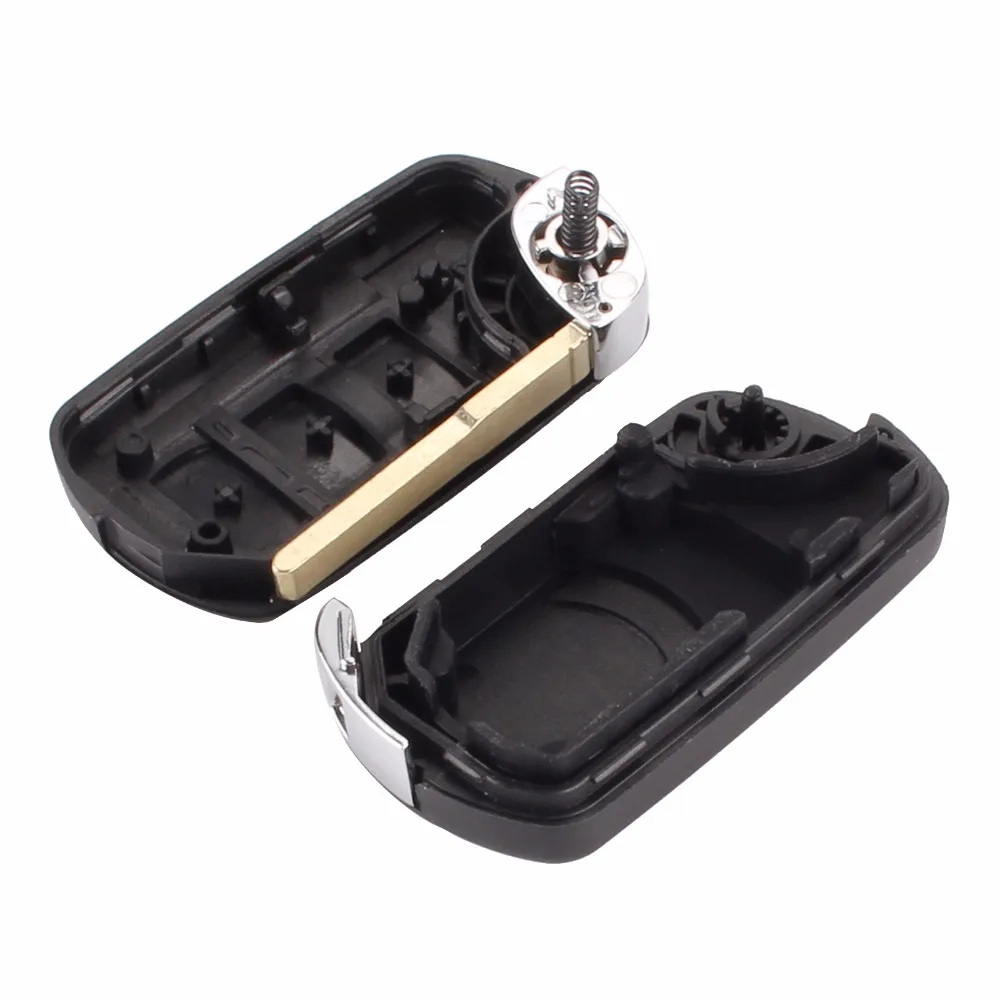 KEYYOU 3 кнопки флип-Брелок дистанционного складной Автомобильный ключ чехол для Range