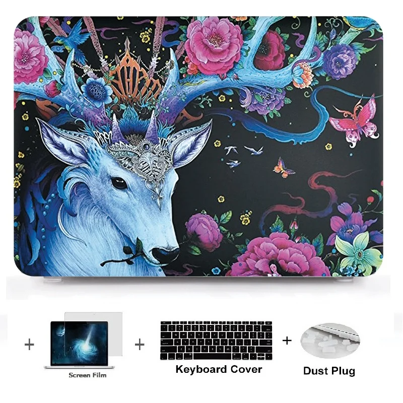 Жесткий чехол для ноутбука Macbook Pro 13Touch Bar A1989 15Touch A1990 Pro13 No A1708 New 13Air A1932 Release 2018|Сумки