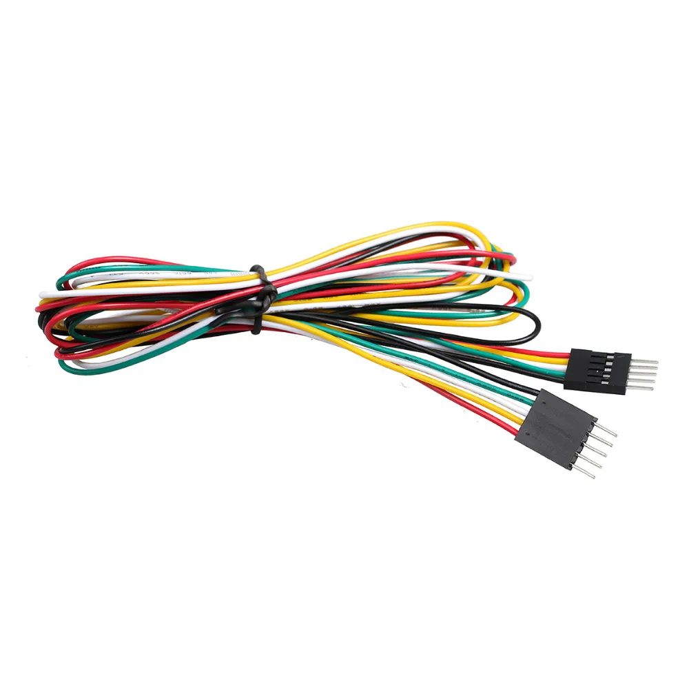 3DSWAY 10 шт./лот 5pin 100 см M F 2 54 мм кабель DuPont Джемпер провода для электронных DIY