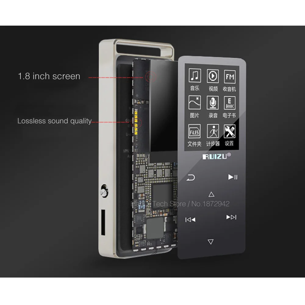 Новый спортивный HIFI MP3 плеер 8G экран с сенсорным ключом музыкальный Видео ПЕДО