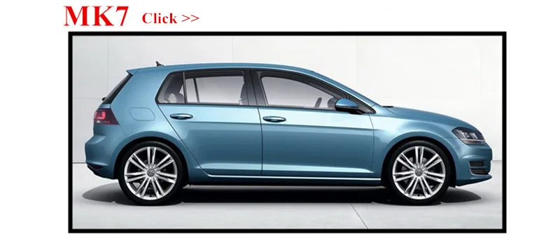 Автомобильный стикер Clubsport для Volkswagen Golf 6 MK6, автомобильная боковая юбка в полоску, наклейка из углеродного волокна, Виниловая наклейка, автомобильные аксессуары