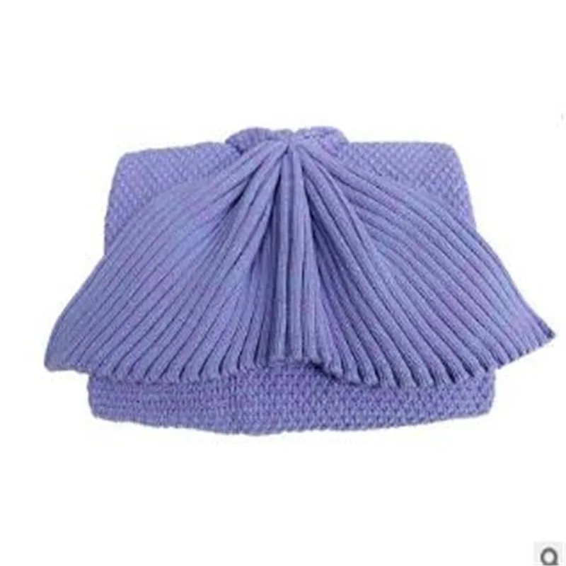 light purple 14 цветов Русалочка хвост одеяло крючком Русалочка одеяло для взрослых супер мягкое Всесезонная Спящая вязаная одеяло s - Цвет: light purple