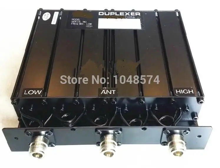 

Free shipping repeater 50W 450MHz 6 Cavity UHF Duplexer 5MHz spacing N female connector