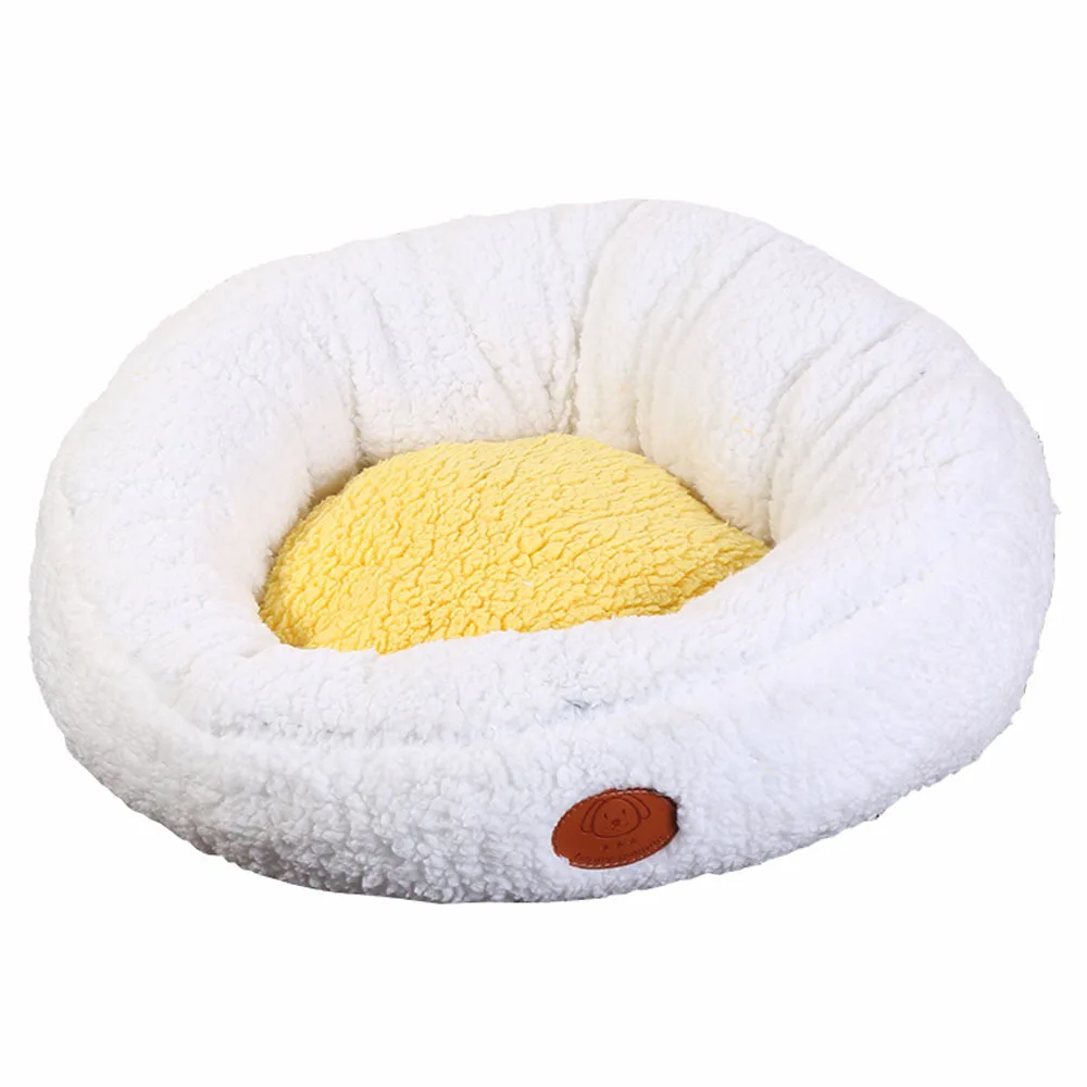 Кровать для питомца яичный желток новинка симпатичная стильная простая удобная