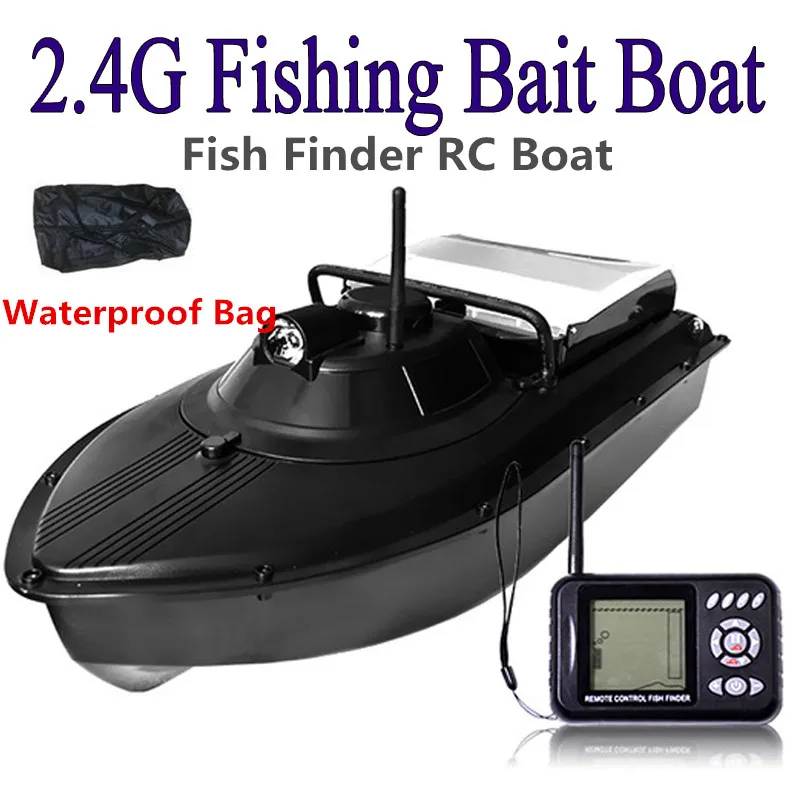 Рыболовная лодка JABO 2BD 20A 10A RC приманка рыболокатор запотевающие огни и задняя