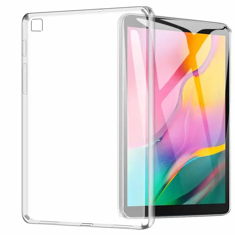 Мягкий ТПУ чехол Tansparent для Samsung Galaxy Tab A 10 1 2019 T510 T515 360 полный защитный SM 2019|Чехлы