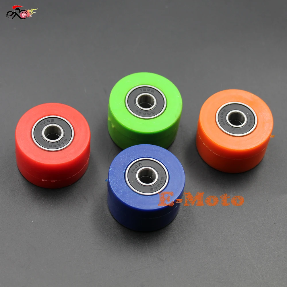 

8mm Chain Roller Tensioner Pulley Wheel Guide CRF CR XR YZ WR KX KLX RM RMZ RMX DR DRZ TC TE FE FC Enduro Motorcycle Motocross