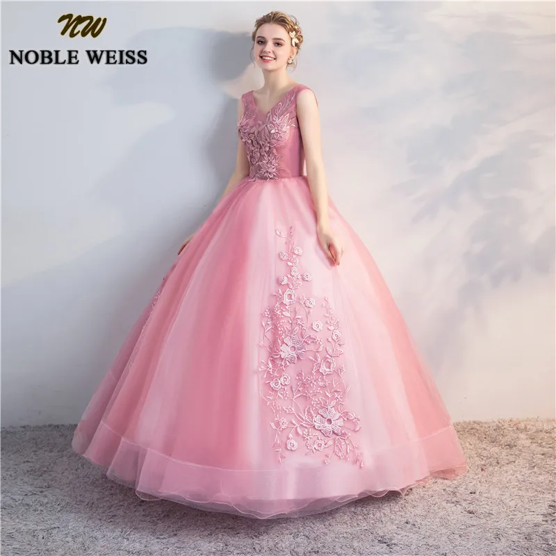 Благородный WEISS 2019 Vestido Дебютант пышные платья сексуальное бальное платье с