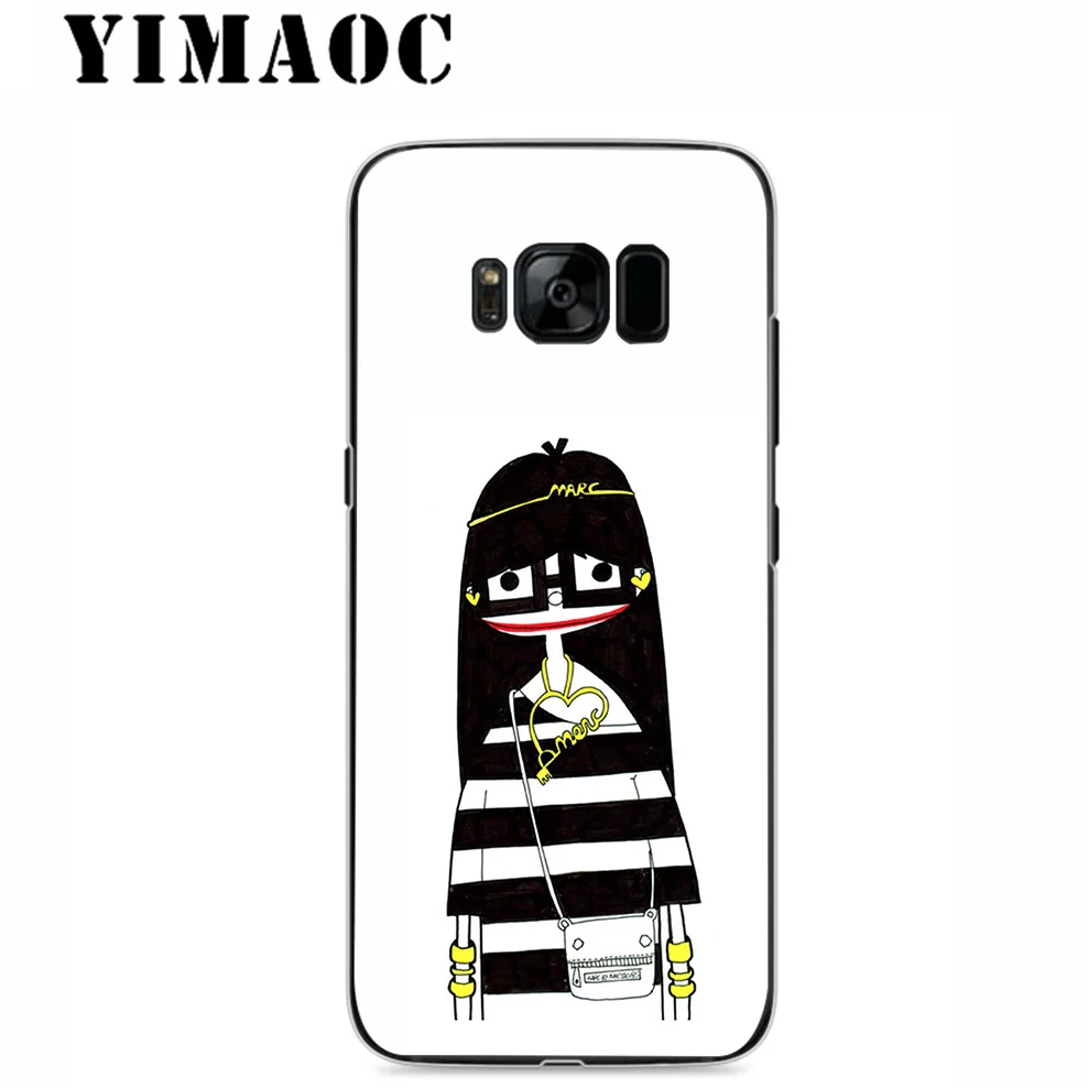 Lovely Cute Fashion Girl Soft Silicone Case for Samsung Galaxy A5 A6 Plus A7 A8 A9 2018 J3 J5 J6 J7 2016 2017 EU Version |