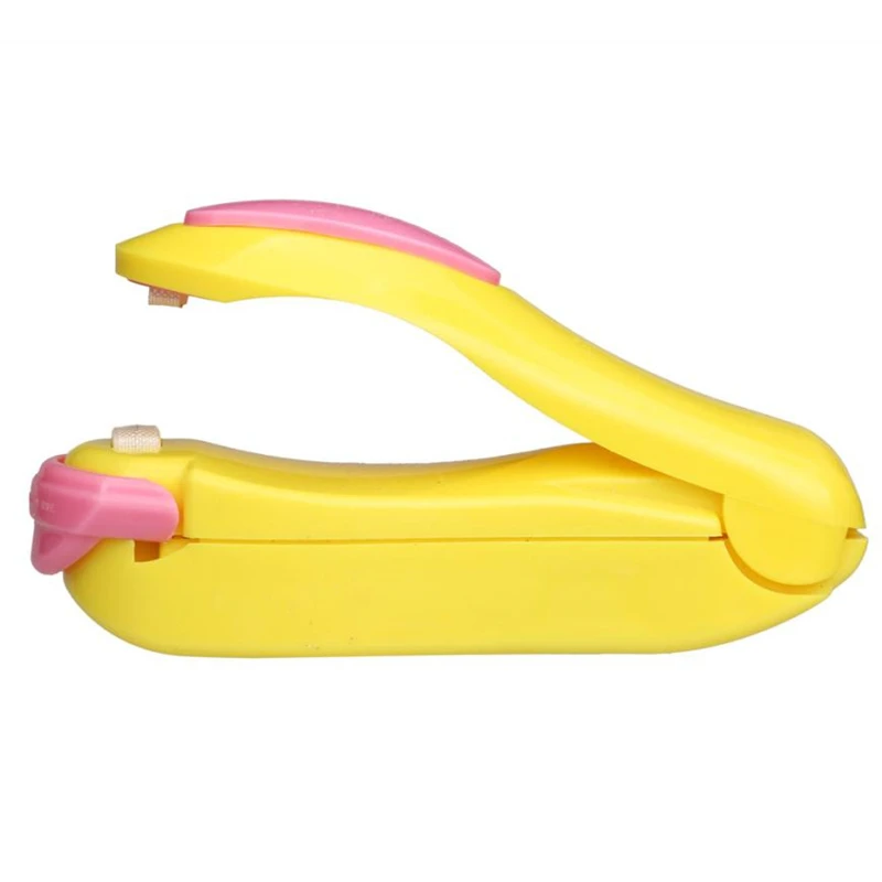 Yellow 1 шт., портативная Бытовая мини-машина для термической герметизации, керамический ИМПУЛЬСНЫЙ ГЕРМЕТИК, упаковочная машина, пластиковый пакет, герметик - Цвет: Yellow