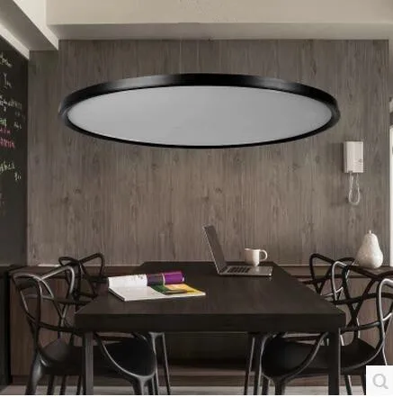 LED 110 220 В простой дизайн акриловый тонкий круглый офисный кабинет спальня