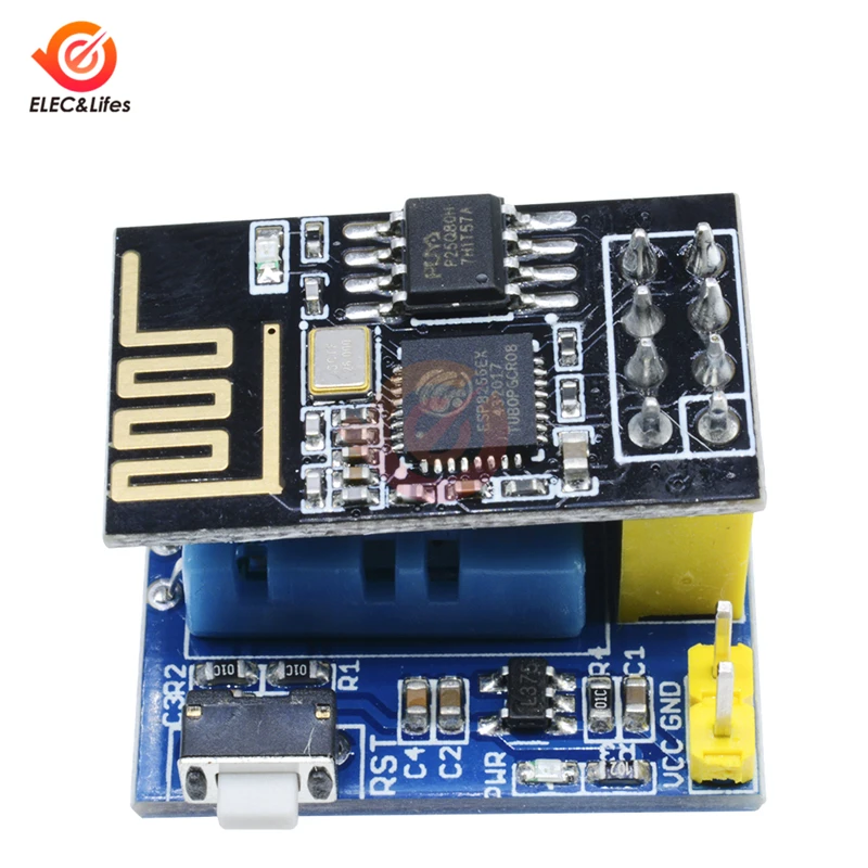 Wi-Fi ESP8266 ESP-01 ESP-01S DHT11 датчик температуры и влажности модуль wifi адаптер плата беспроводной модуль для умного дома IOT