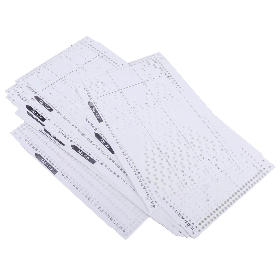 LETAOSK 15 шт. набор предварительно перфорированная карта комплект подходит для Brother