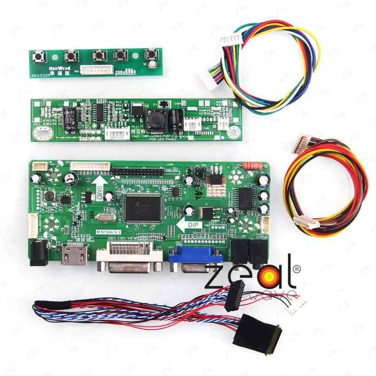Плата контроллера HDMI DVI VGA аудио ЖК дисплей 10 1 дюйма B101UAT02 1920*1200|board decor|board interactiveboard